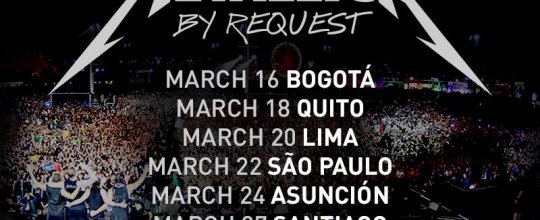 27 de Marzo: Metallica En Chile