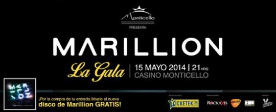 15 de Mayo: Marillion en Chile - La Gala