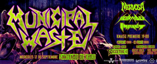 17 de Septiembre: Municipal Waste en Santiago