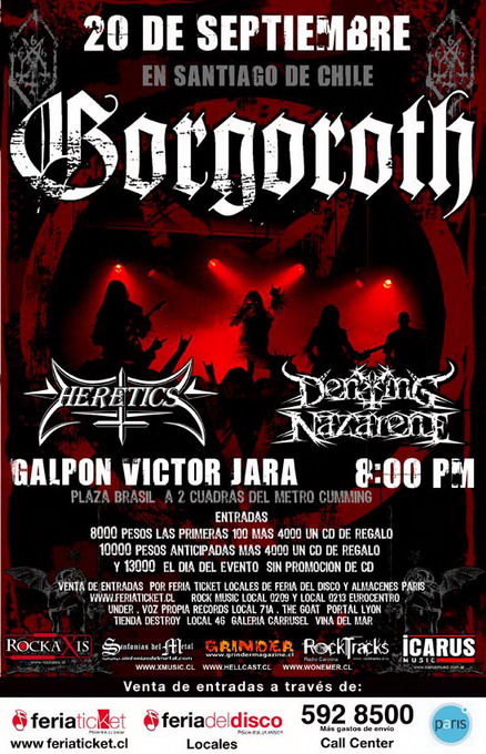 Gorgoroth en Chile