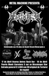 17 y 18 de Abril: Torturer celebra sus 20 años 17 de Abril: Torturer celebra sus 20 años