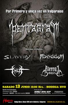 13 de Junio: Pentagram en Valparaíso 13 de Junio: Pentagram en Valparaíso