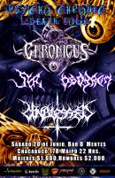 20 de Junio: Chronicus en Maipú - Psycho Chronic Death Tour
