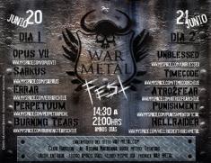 20 y 21 de Junio: War Metal Fest 20 y 21 de Junio: War Metal Fest
