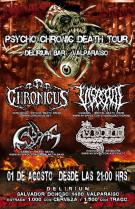 1 de Agosto: Chronicus en Valparaíso - Psycho Chronic Death Tour