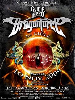 10 de Noviembre: Dragonforce en Chile 10 de Noviembre: Dragonforce en Chile