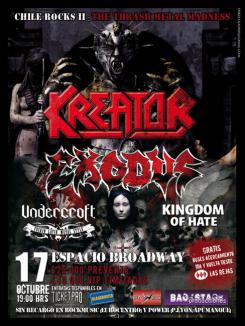 17 de Octubre: Chile Rocks II - The Thrash Metal Madness 17 de Octubre: Chile Rocks II - The Thrash Metal Madness