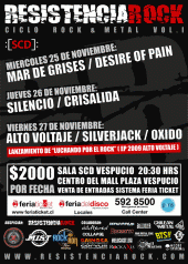 11-25-26-27CicloResistenciaRock 11-25-26-27CicloResistenciaRock
