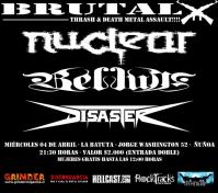 4 de Abril: Brutal Thrash and Death Metal Assault 4 de Abril: Brutal Thrash and Death Metal Assault