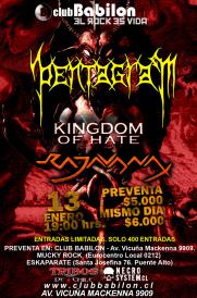 13 de Enero: Pentagram En Club Babilon
