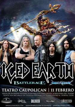 11Feb-IcedEarth-Tel 11 de Febrero: Iced Earth en Chile