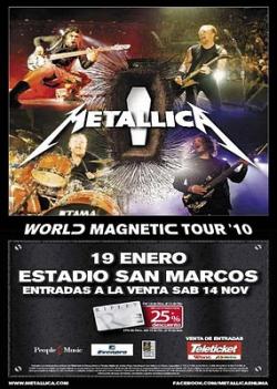 flyer metallica