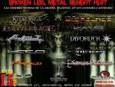 15 de Mayo: Broken Leg, Metal Benefit Fest 15 de Mayo: Broken Leg, Metal Benefit Fest
